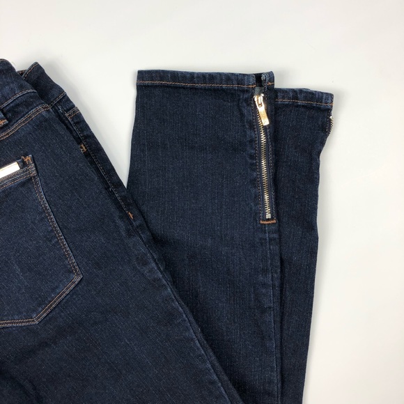 White House Black Market Skimmer Jeans 10 dark - Picture 3 of 7